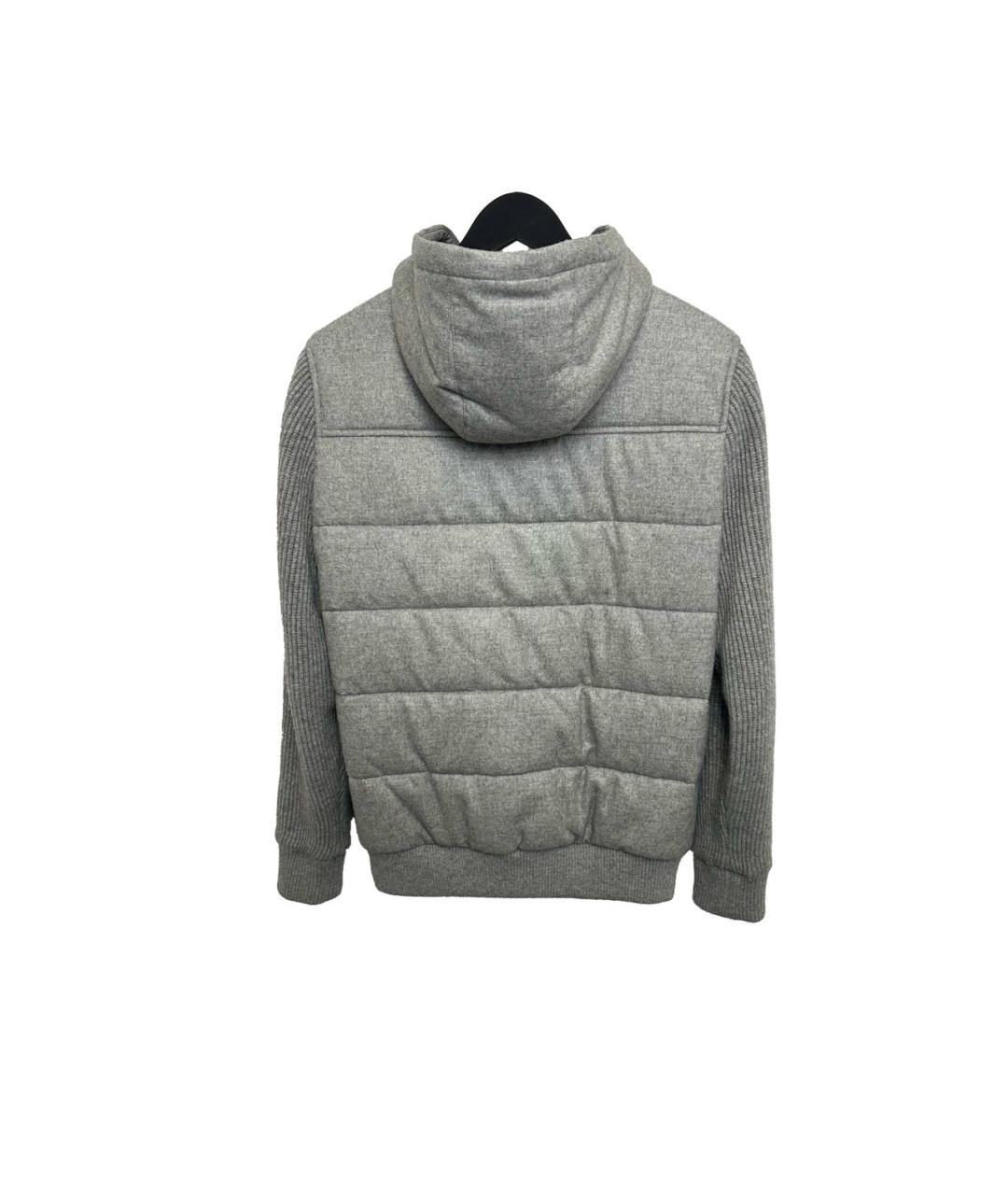 AGNONA Серая кашемировая куртка, фото 3