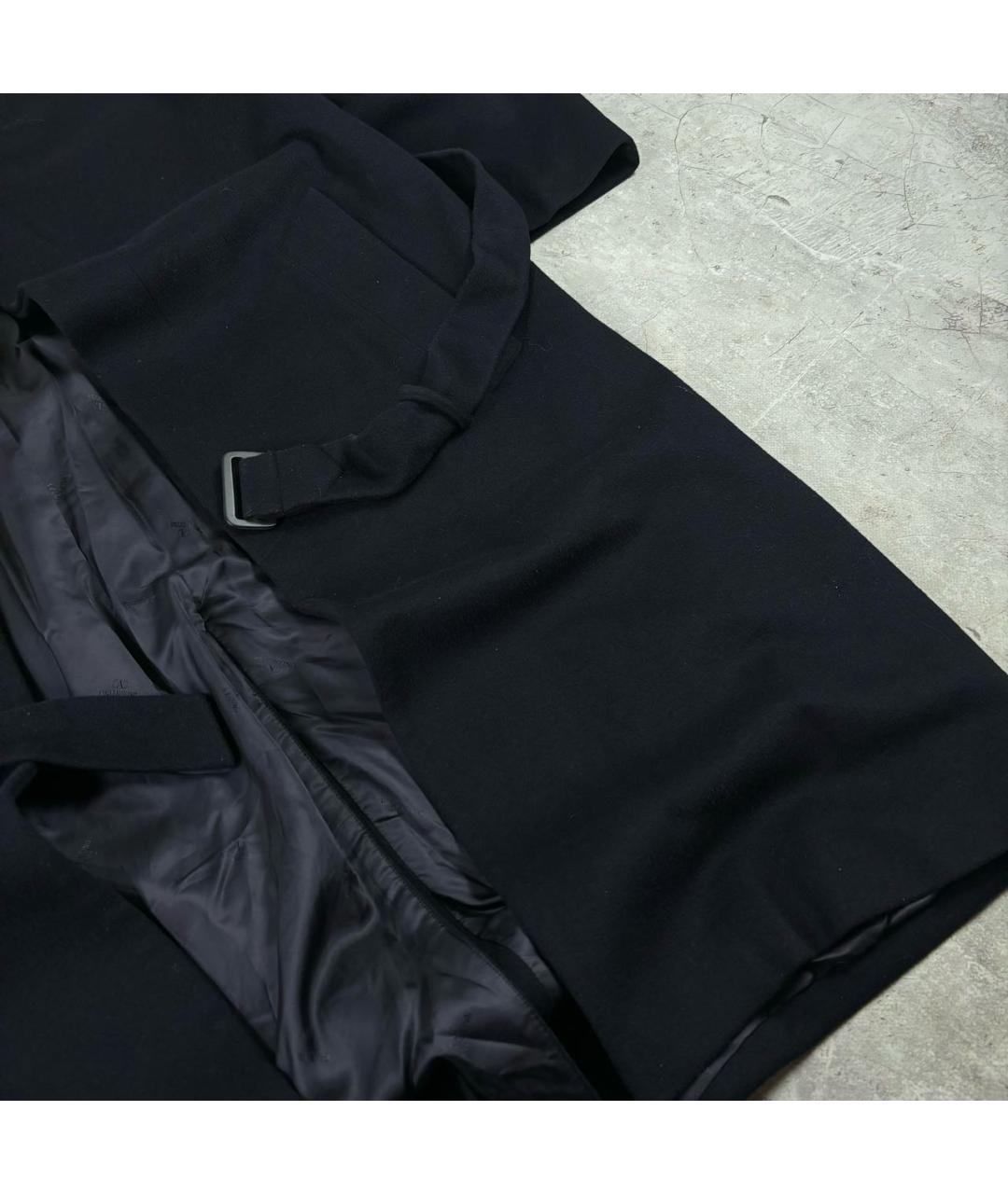 VALENTINO Темно-синее шерстяное пальто, фото 4