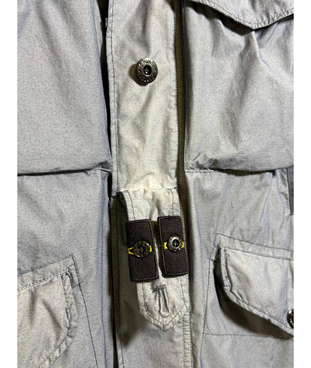 STONE ISLAND Синяя полиамидовая куртка, фото 8