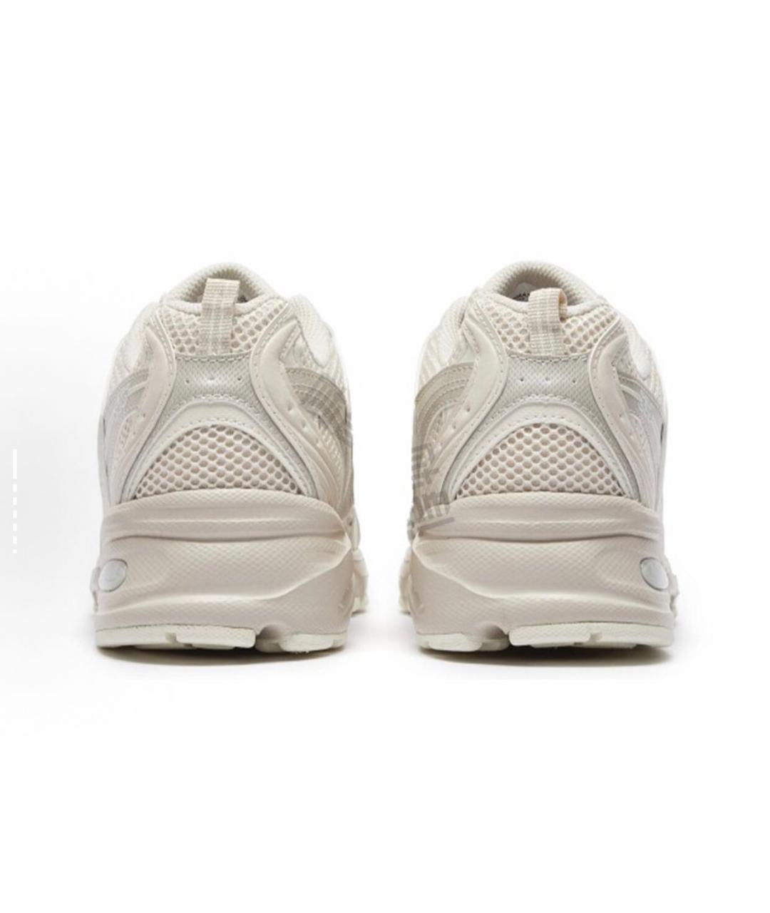 NEW BALANCE Бежевые синтетические низкие кроссовки / кеды, фото 3