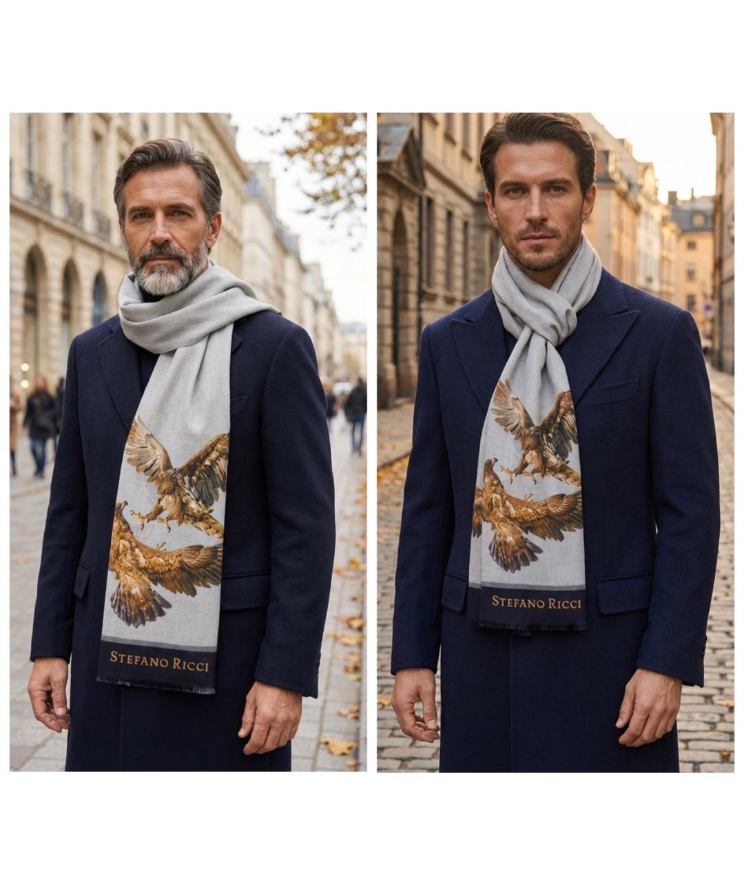 STEFANO RICCI Мульти кашемировый шарф, фото 4