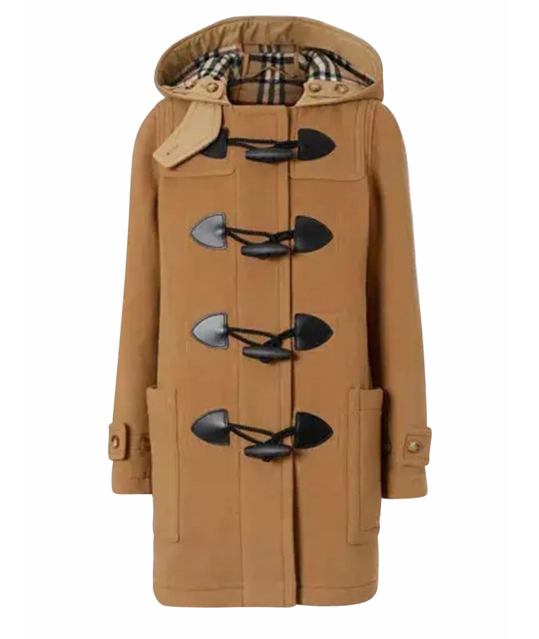 BURBERRY Коричневая шерстяная куртка, фото 1