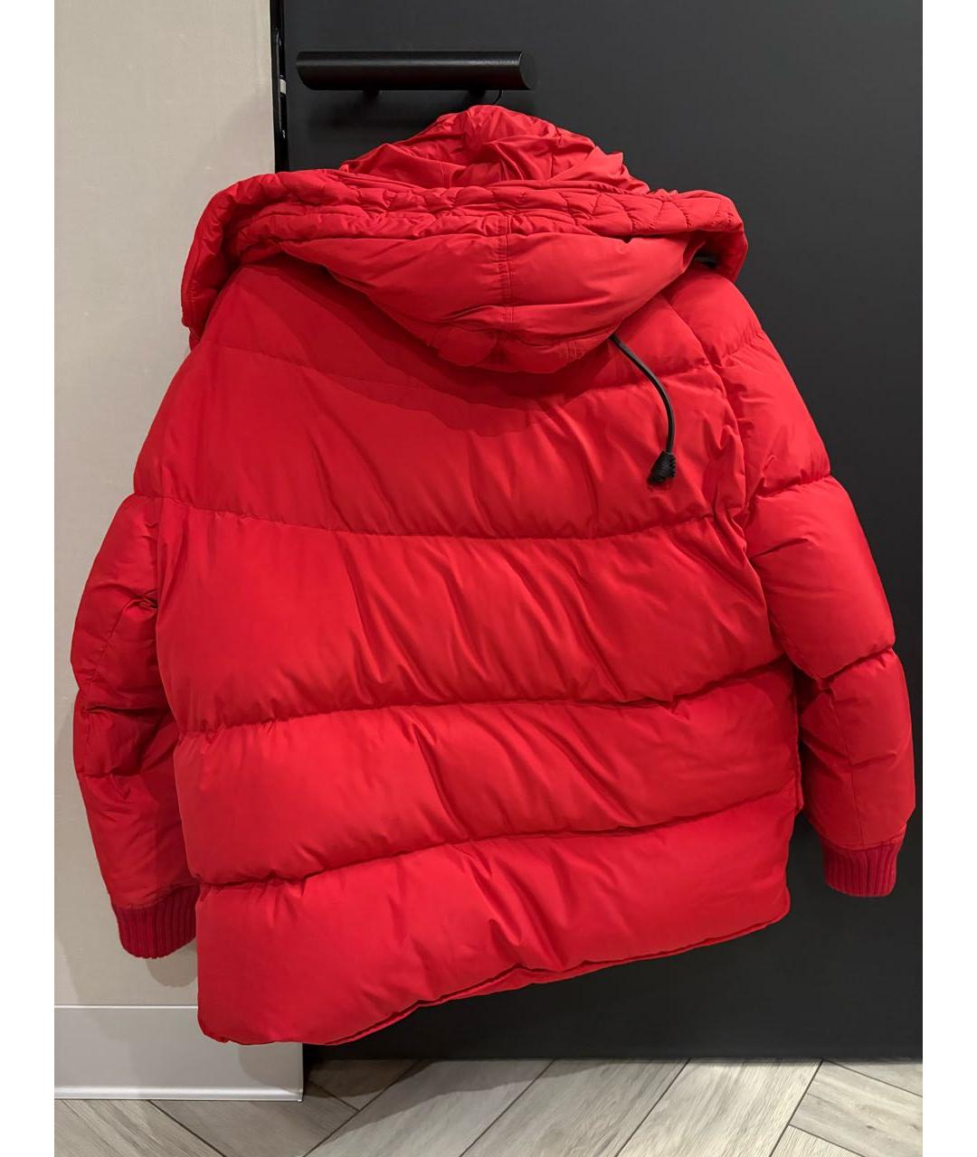 DSQUARED2 Красный полиэстеровый пуховик, фото 2