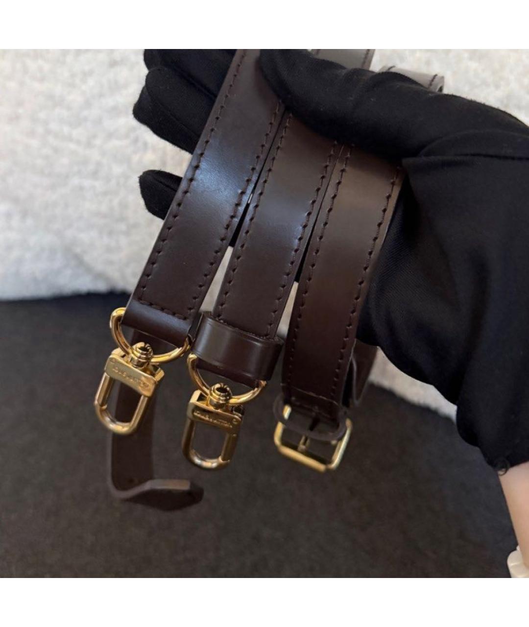 LOUIS VUITTON Коричневая сумка через плечо, фото 6