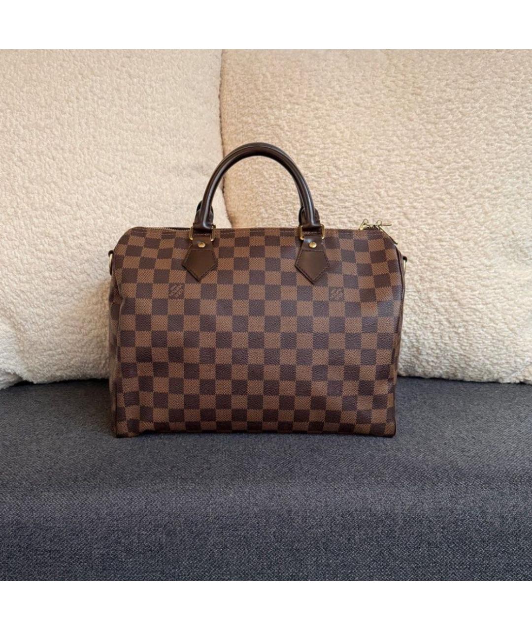 LOUIS VUITTON Коричневая сумка через плечо, фото 2