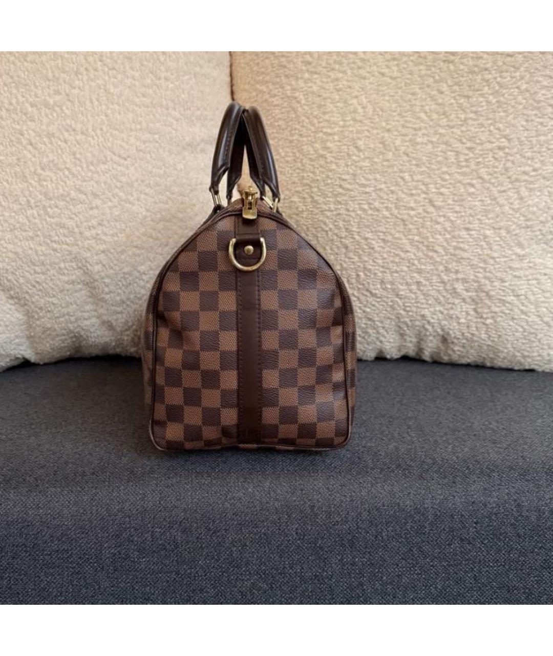 LOUIS VUITTON Коричневая сумка через плечо, фото 4