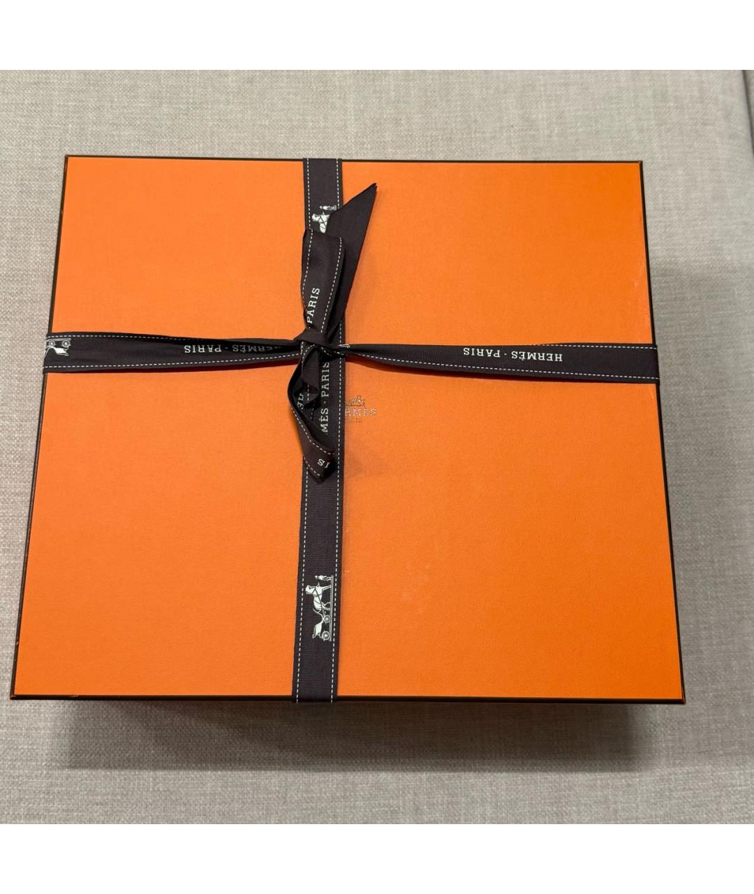 HERMES Черная тканевая сумка с короткими ручками, фото 7