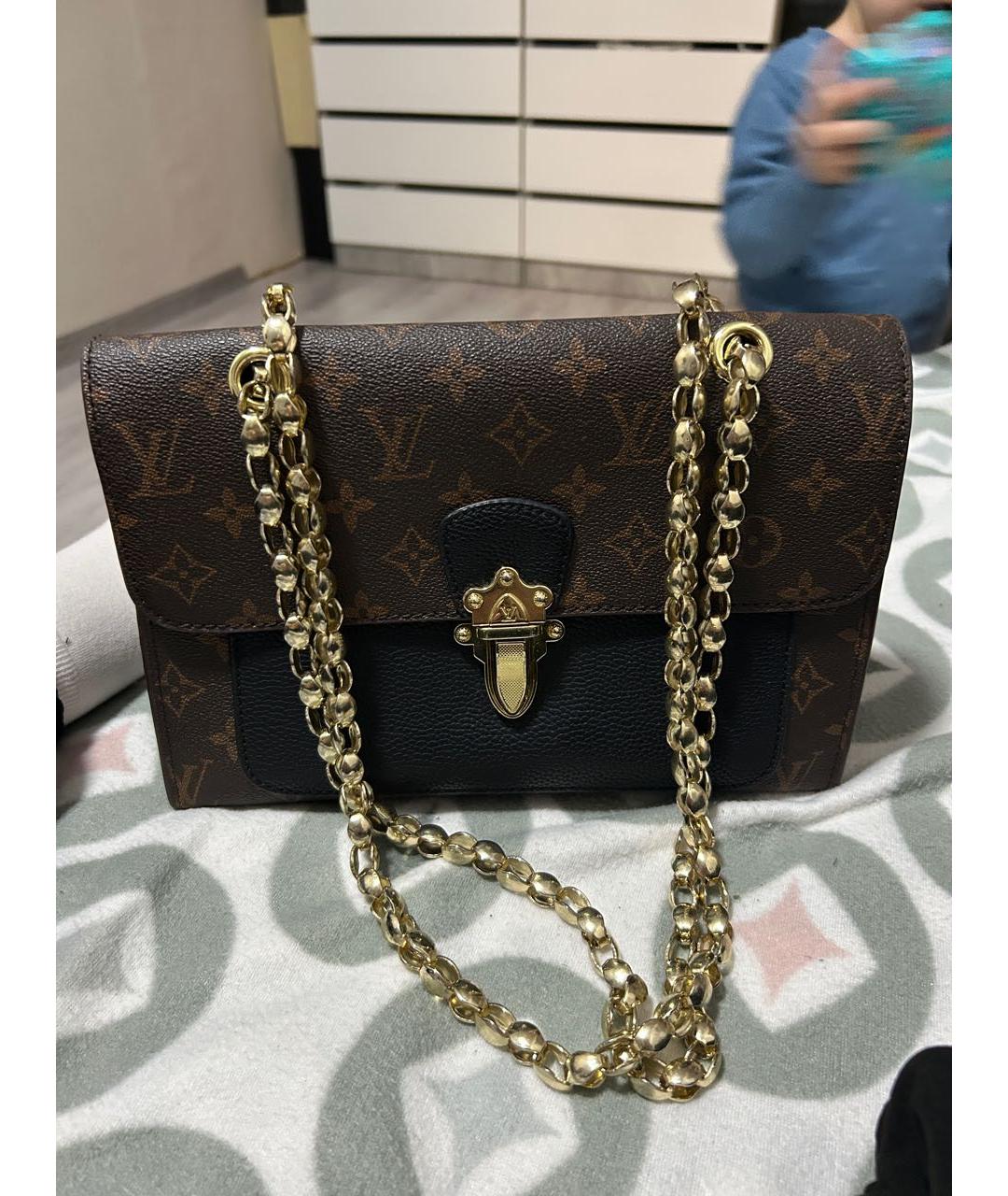 LOUIS VUITTON Коричневая сумка через плечо, фото 7