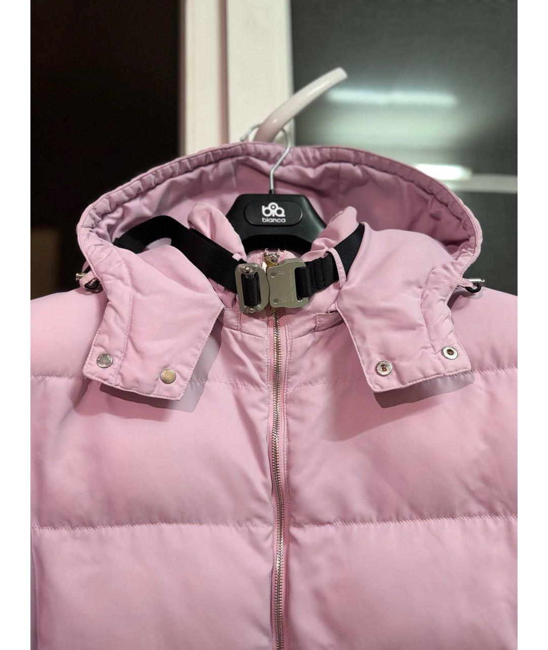 1017 ALYX 9SM Розовый полиамидовый пуховик, фото 4