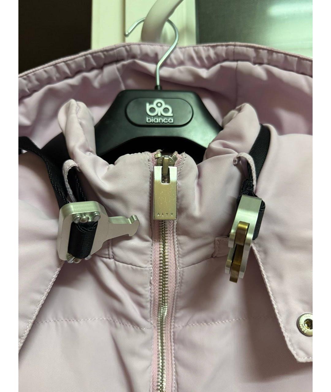 1017 ALYX 9SM Розовый полиамидовый пуховик, фото 8