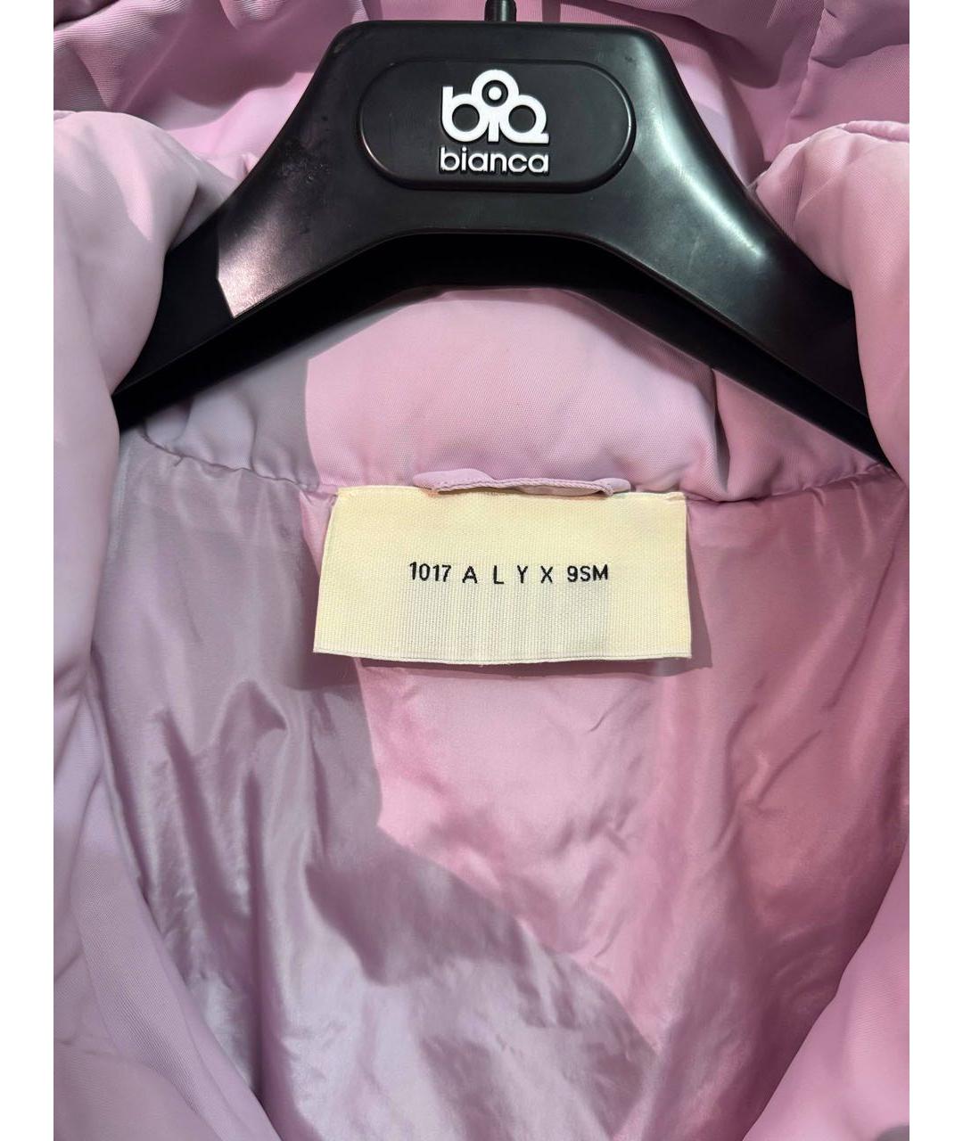 1017 ALYX 9SM Розовый полиамидовый пуховик, фото 3