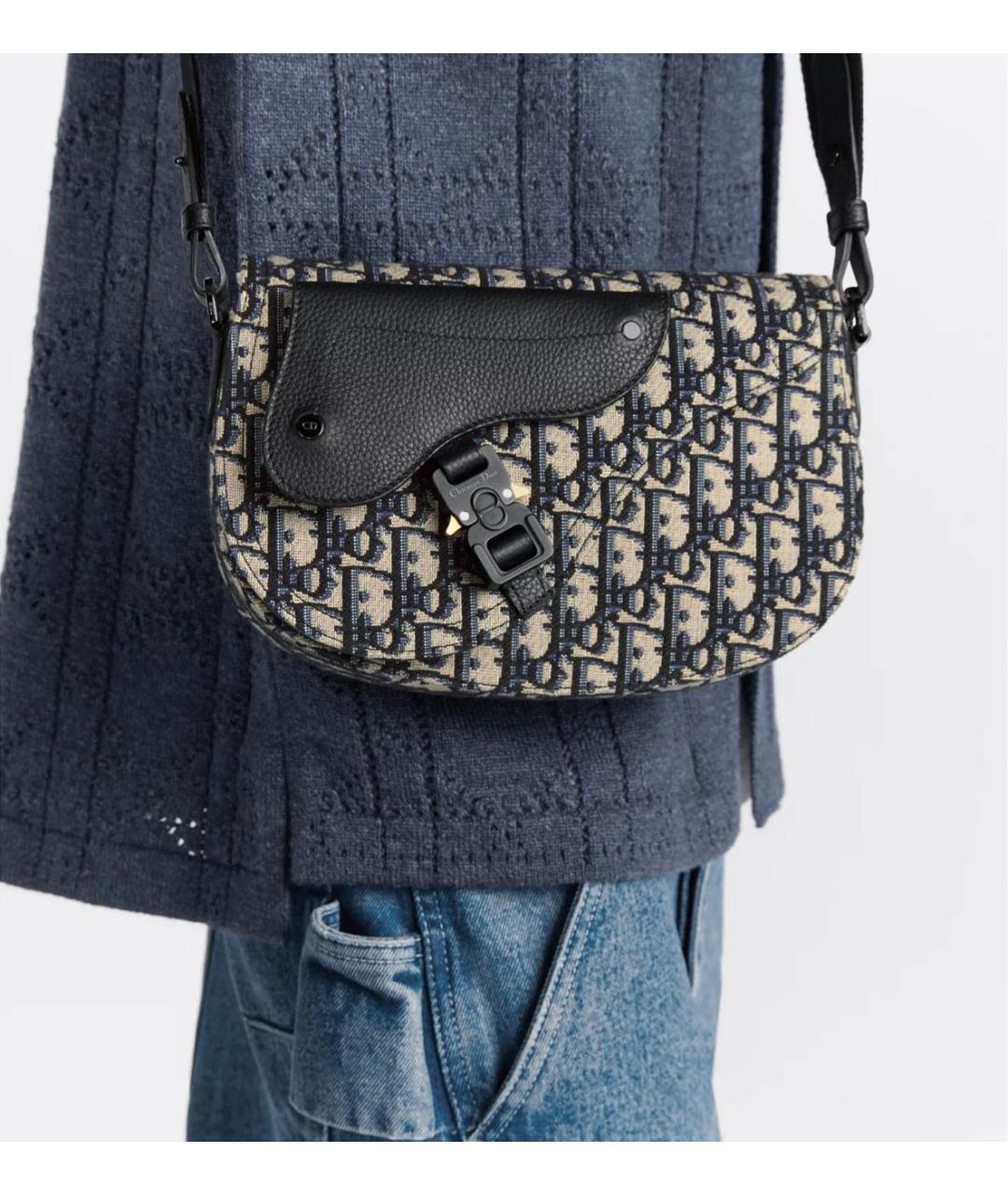 CHRISTIAN DIOR Черная сумка на плечо, фото 3