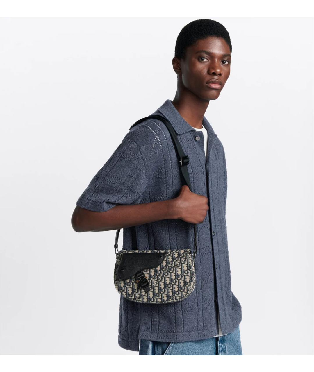 CHRISTIAN DIOR Черная сумка на плечо, фото 2