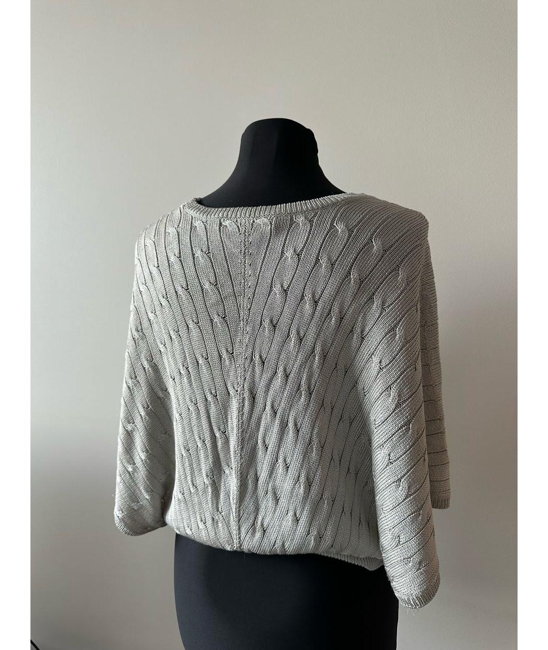 RALPH LAUREN Серебряная шелковая жилетка, фото 2