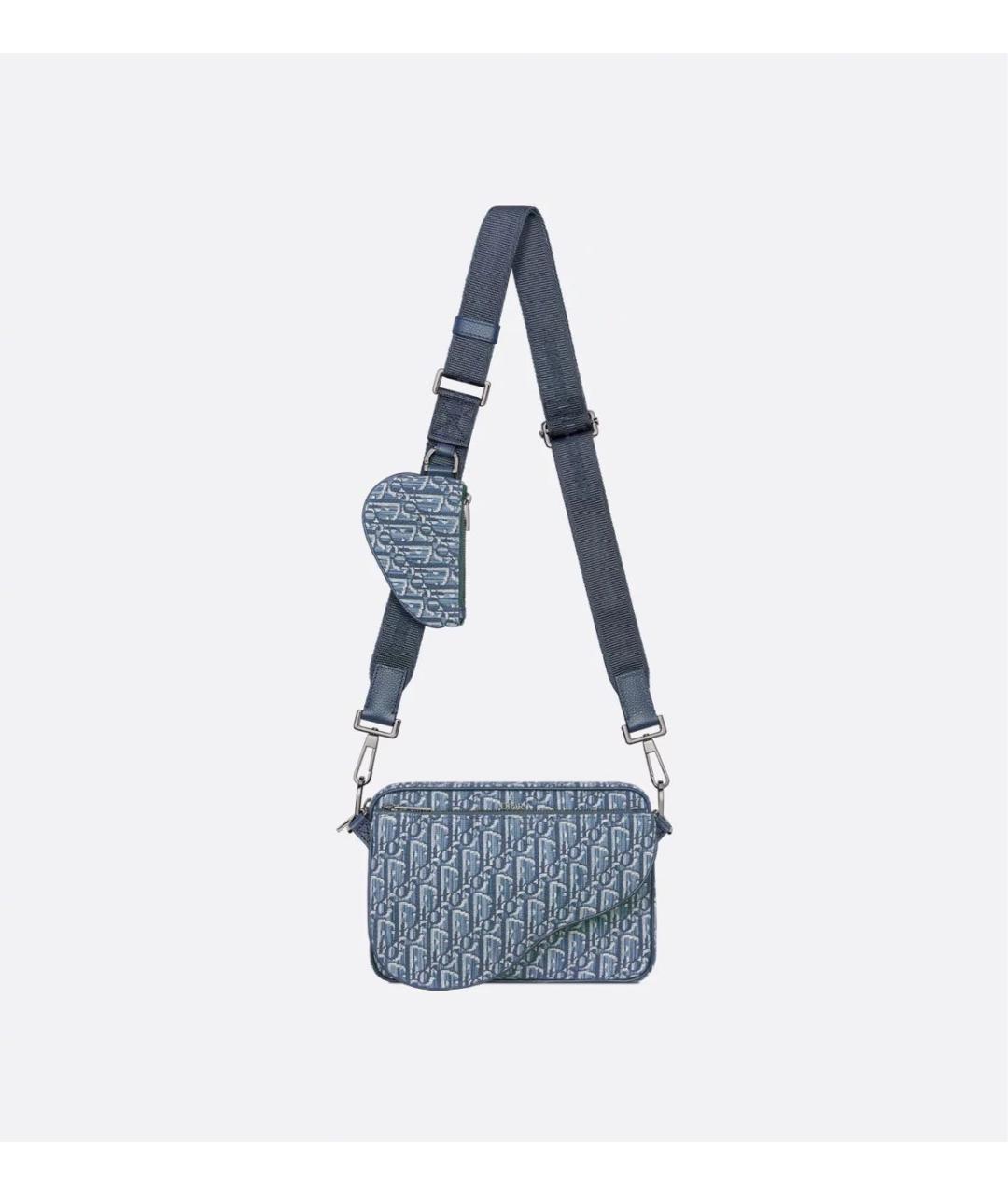 CHRISTIAN DIOR Синяя сумка на плечо, фото 8