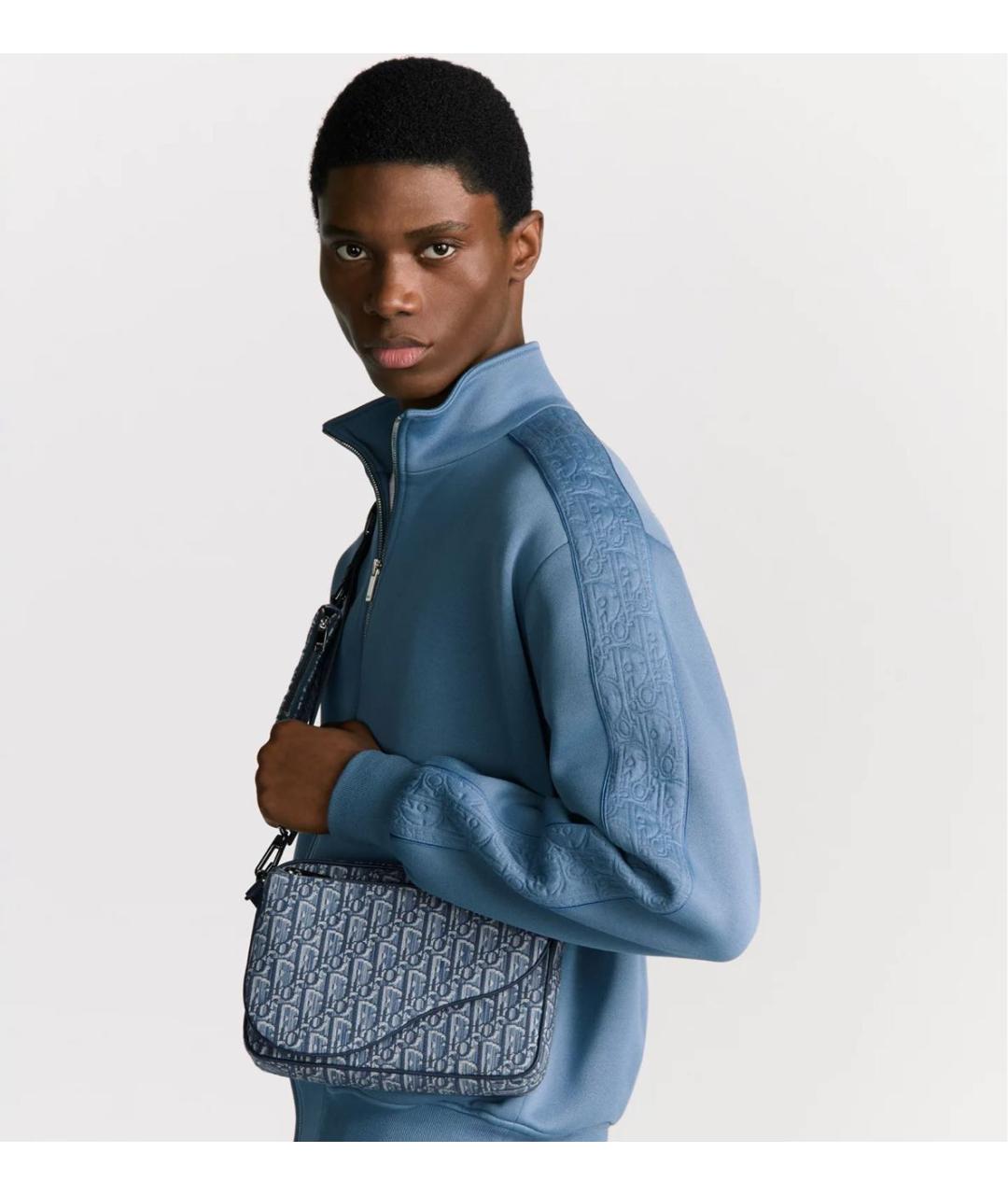 CHRISTIAN DIOR Синяя сумка на плечо, фото 2