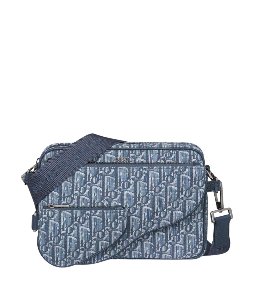 CHRISTIAN DIOR Синяя сумка на плечо, фото 1