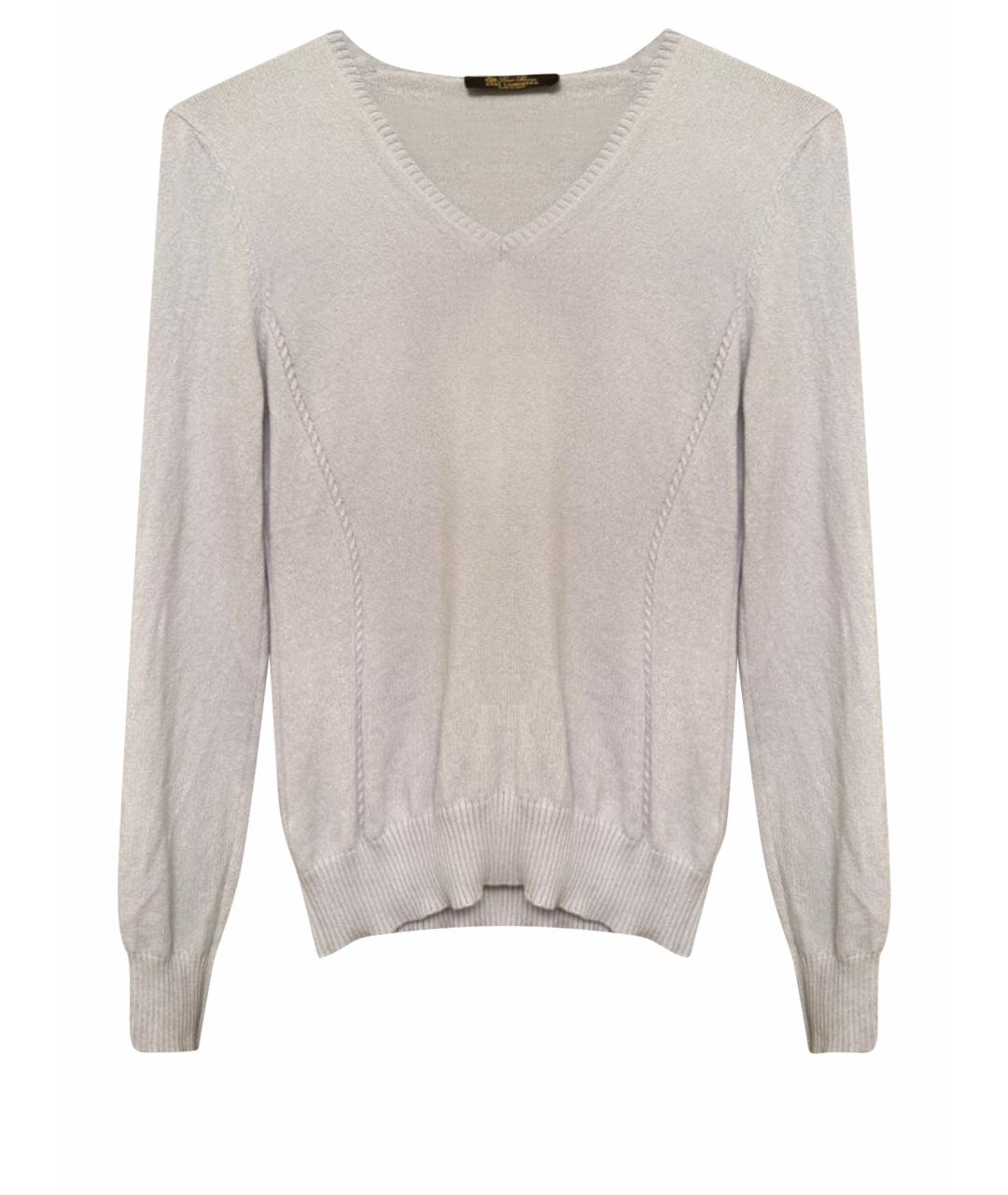 LORO PIANA Голубой кашемировый джемпер / свитер, фото 1