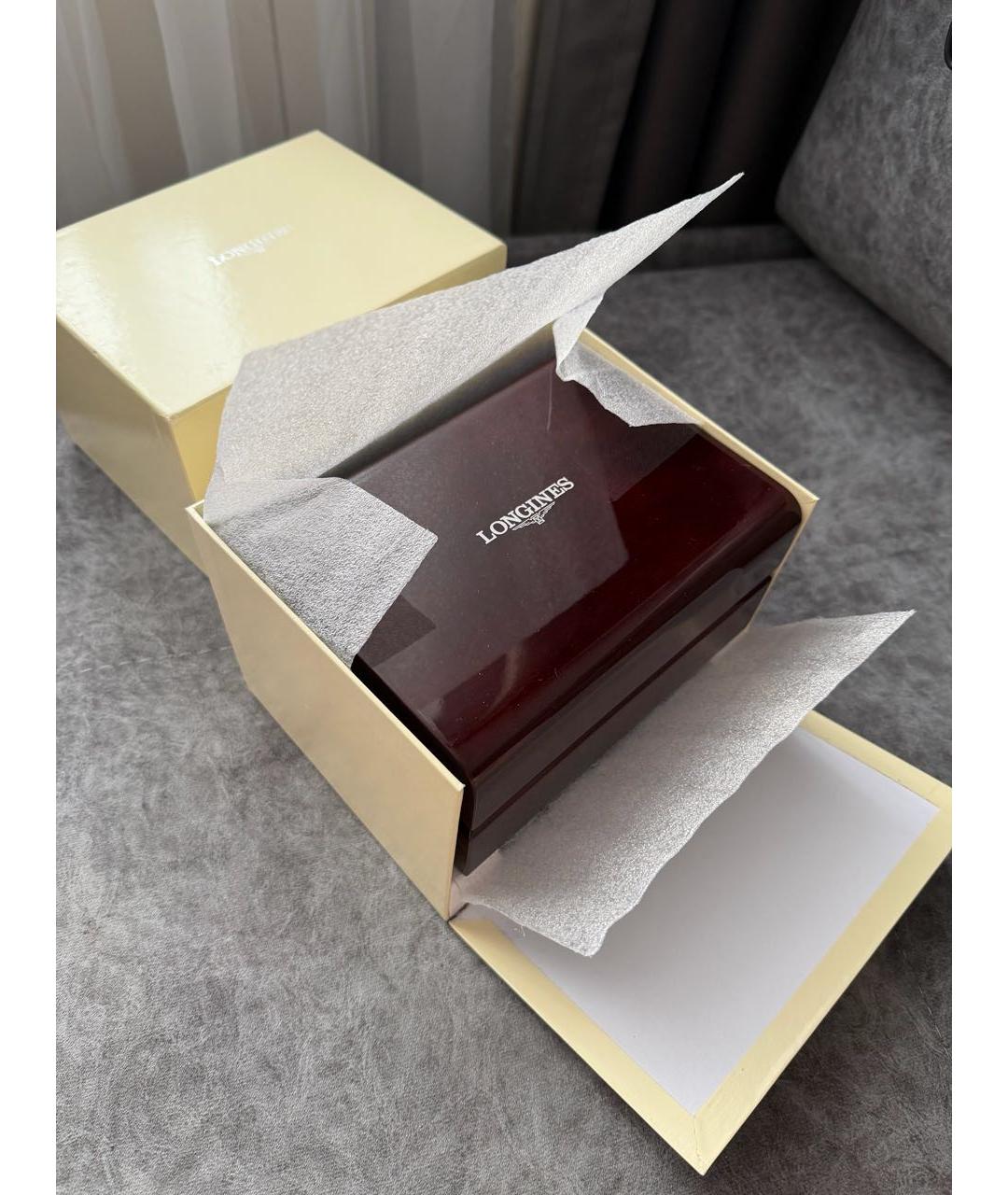 LONGINES Серебряные металлические часы, фото 4