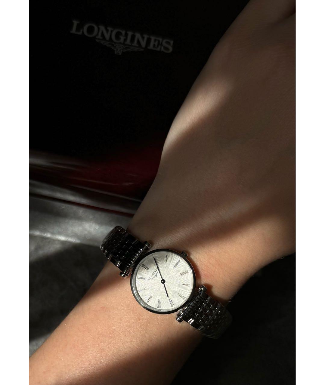 LONGINES Серебряные металлические часы, фото 2