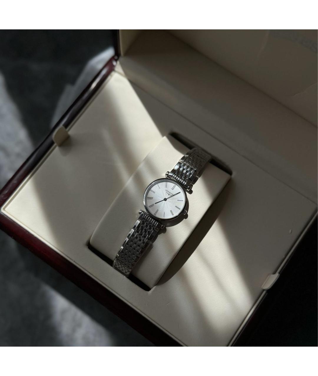 LONGINES Серебряные металлические часы, фото 3