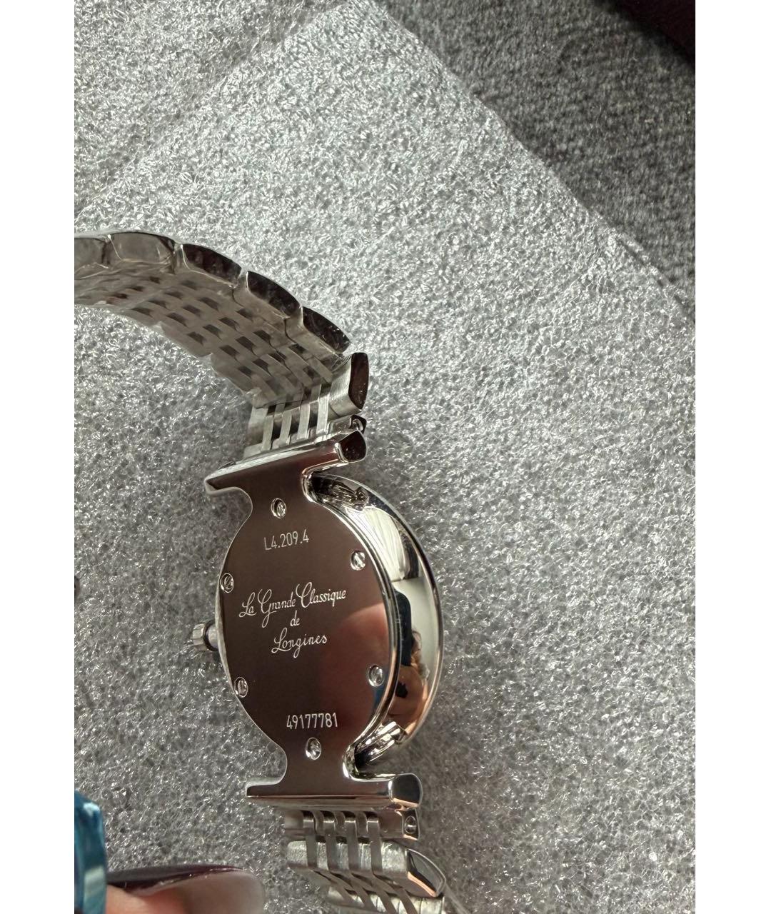 LONGINES Серебряные металлические часы, фото 5