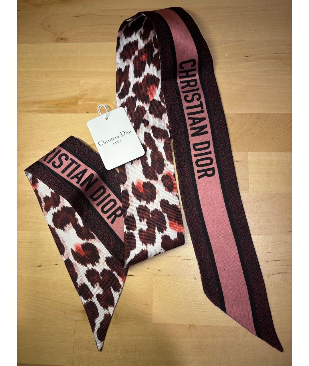 CHRISTIAN DIOR Мульти шелковый платок, фото 4