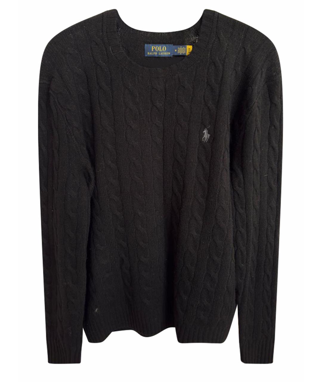 POLO RALPH LAUREN Черный шерстяной джемпер / свитер, фото 1