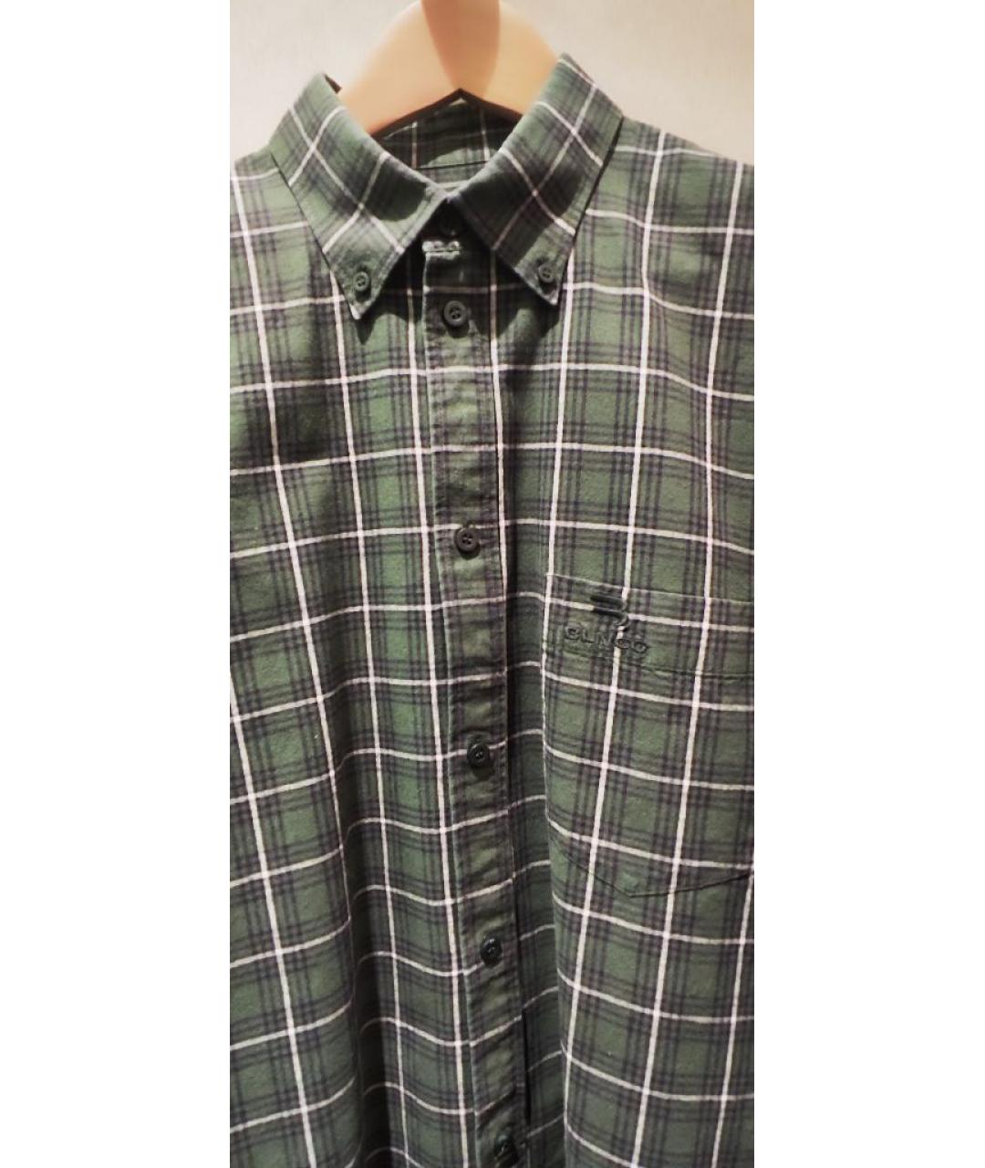 BALENCIAGA Зеленая хлопковая рубашка, фото 4