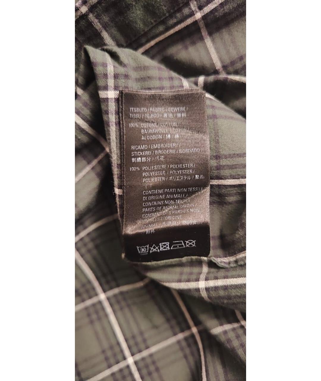 BALENCIAGA Зеленая хлопковая рубашка, фото 6