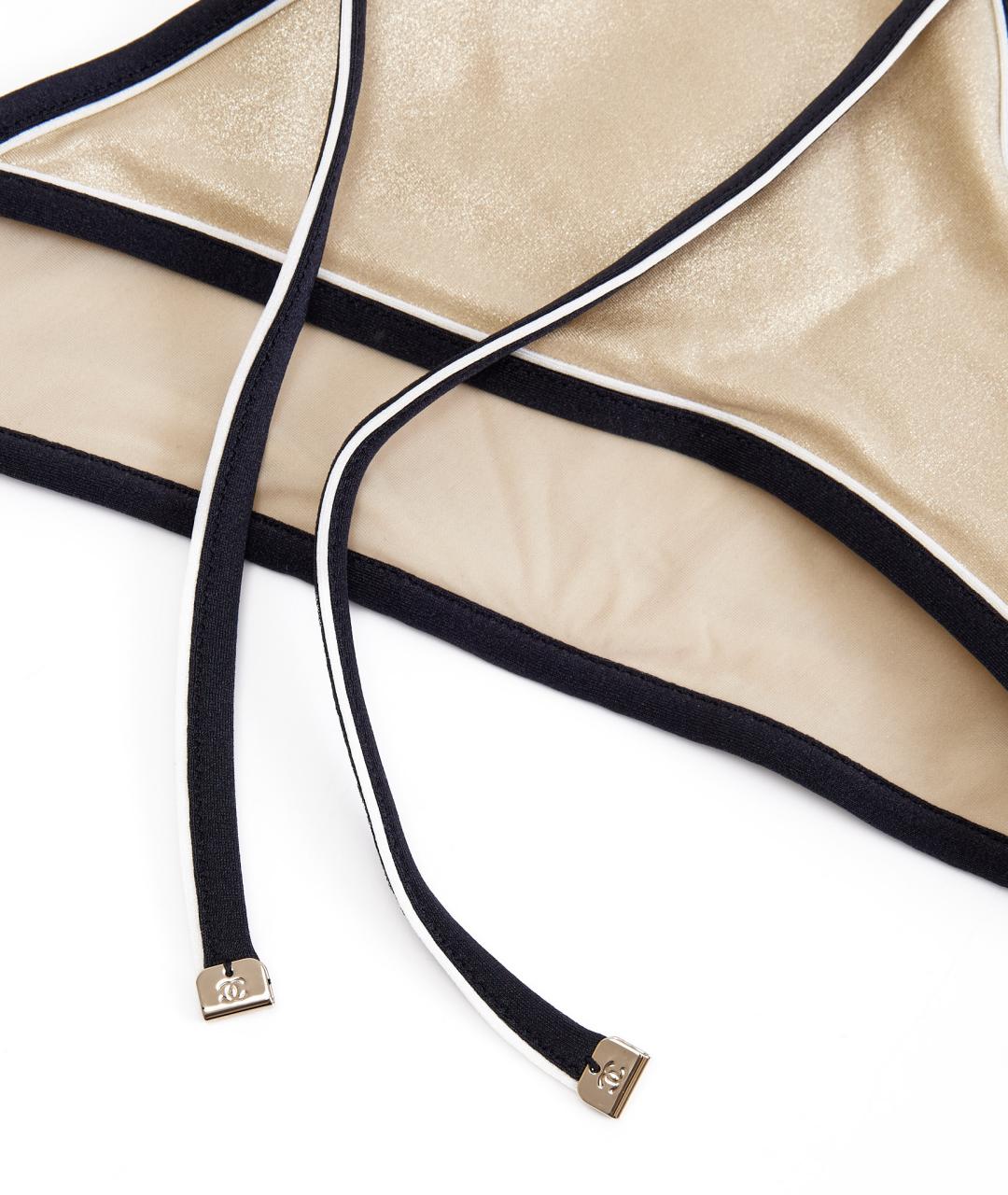 CHANEL Золотой синтетический купальник, фото 5