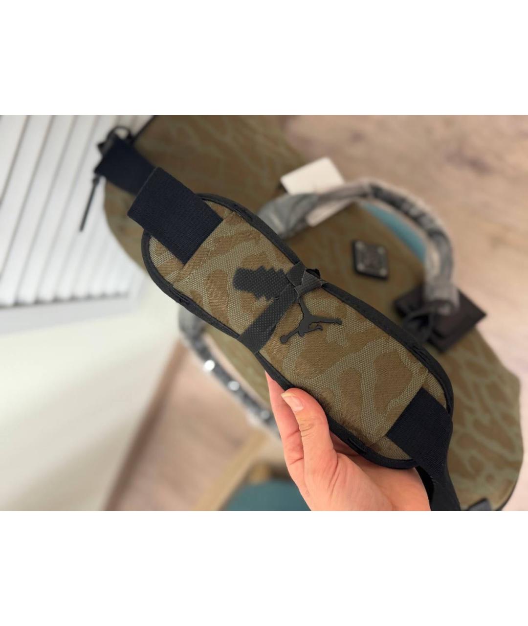 JORDAN Коричневая дорожная/спортивная сумка, фото 4