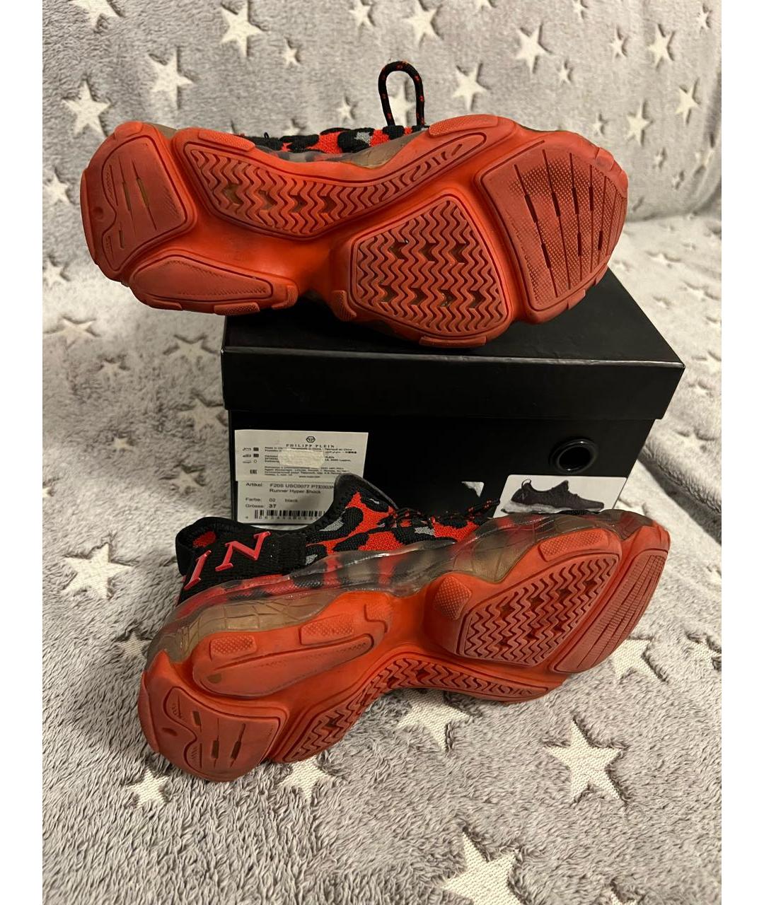 PHILIPP PLEIN Мульти текстильные кроссовки, фото 6