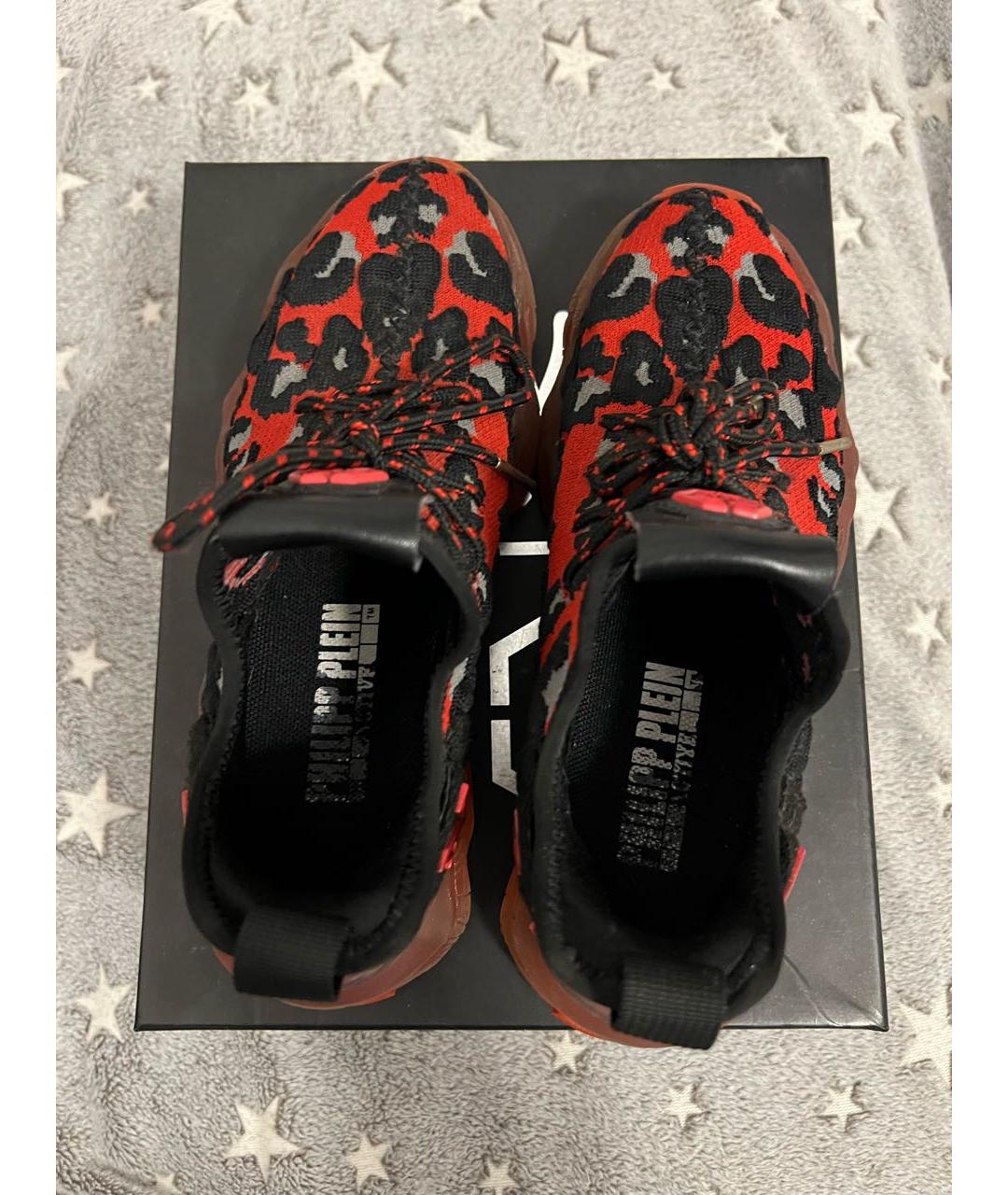 PHILIPP PLEIN Мульти текстильные кроссовки, фото 3