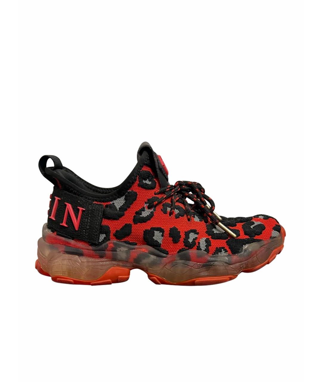 PHILIPP PLEIN Мульти текстильные кроссовки, фото 1