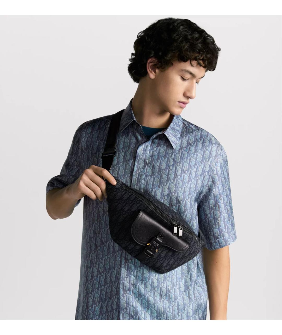 CHRISTIAN DIOR Черная барсетка, фото 2