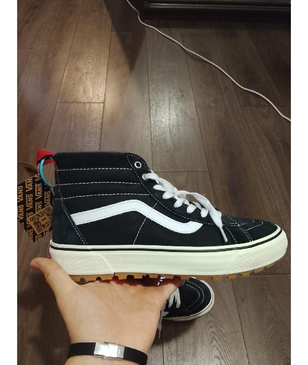 VANS Черные замшевые высокие ботинки, фото 5