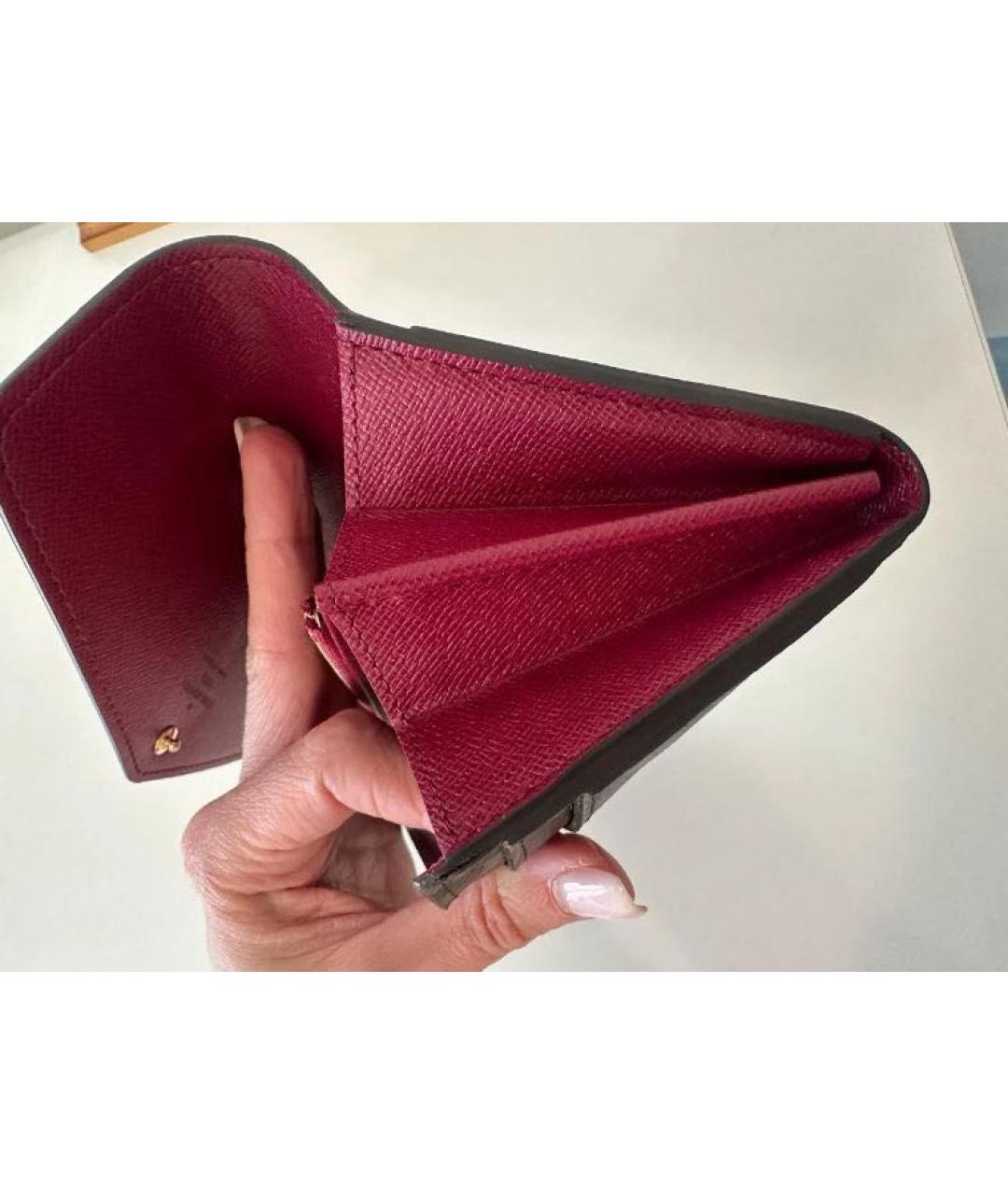 LOUIS VUITTON Коричневый кошелек, фото 3