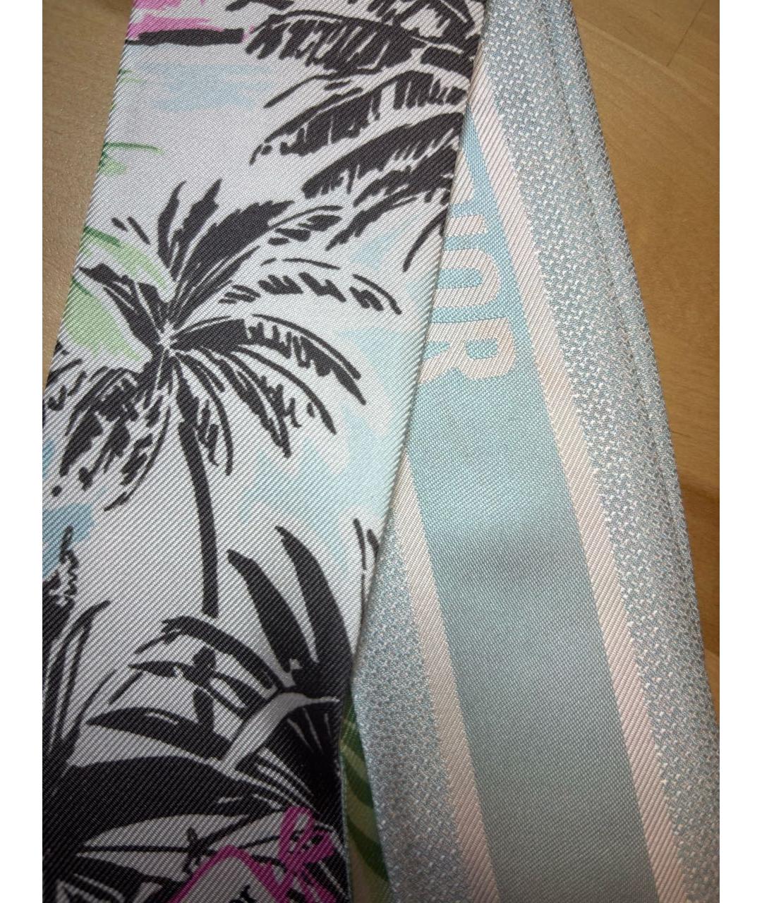 CHRISTIAN DIOR Мульти шелковый шарф, фото 3