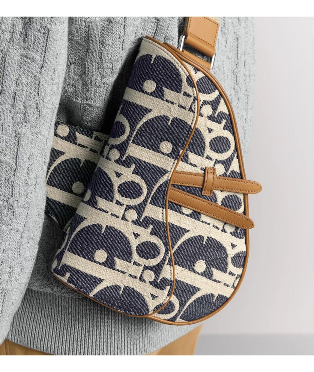 CHRISTIAN DIOR Бежевая сумка на плечо, фото 3