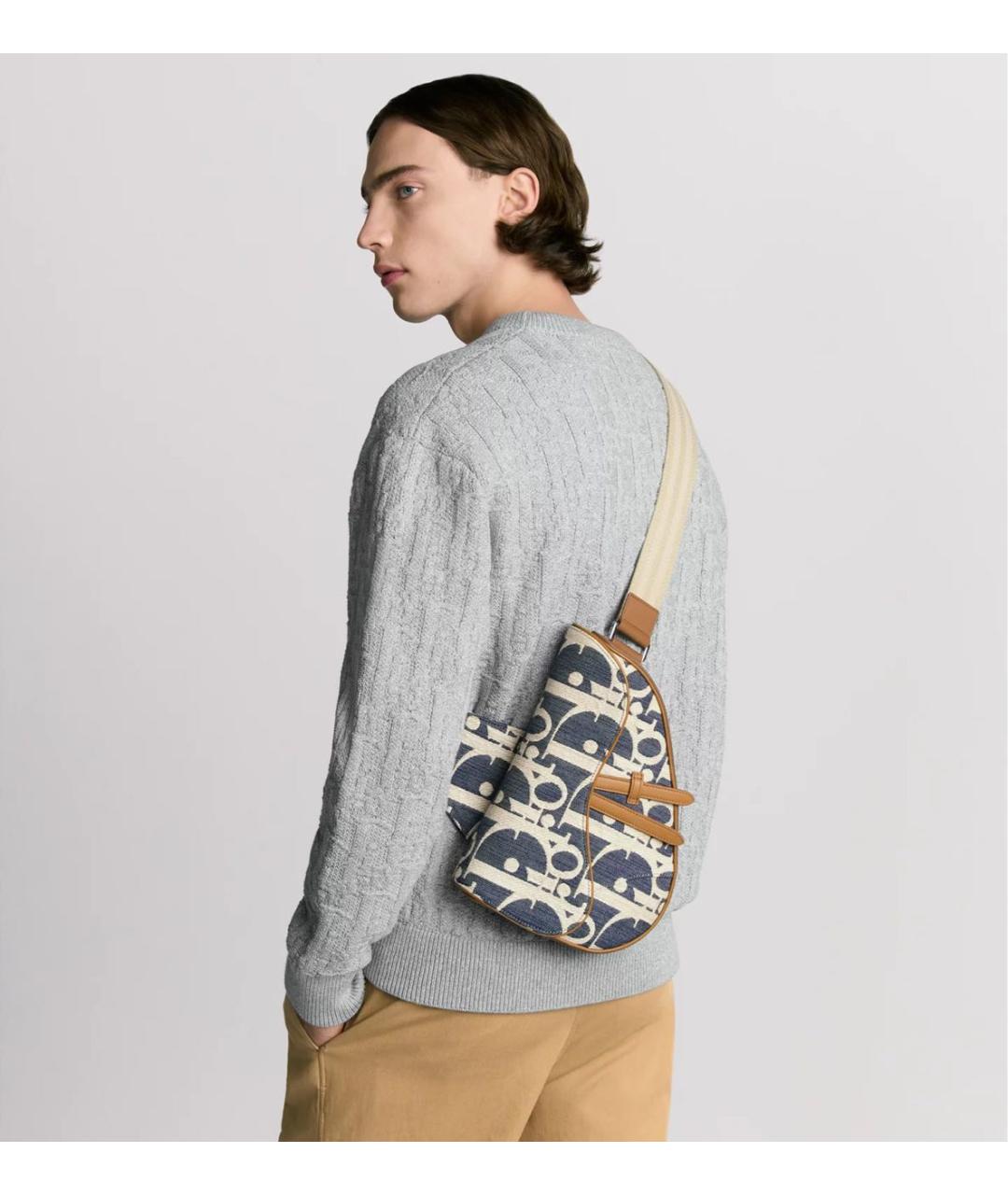 CHRISTIAN DIOR Бежевая сумка на плечо, фото 2