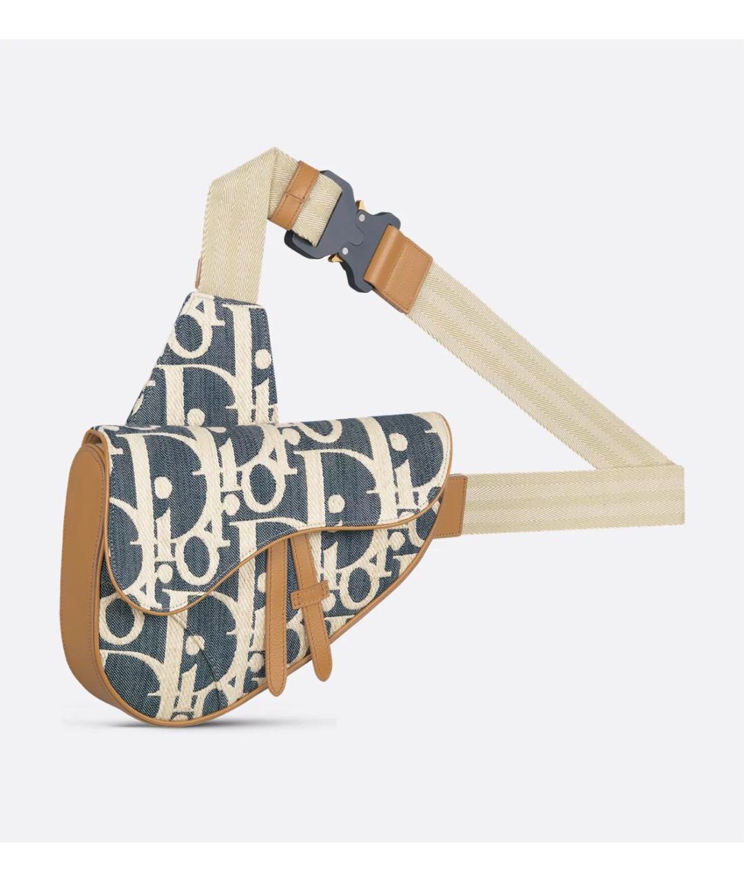 CHRISTIAN DIOR Бежевая сумка на плечо, фото 5