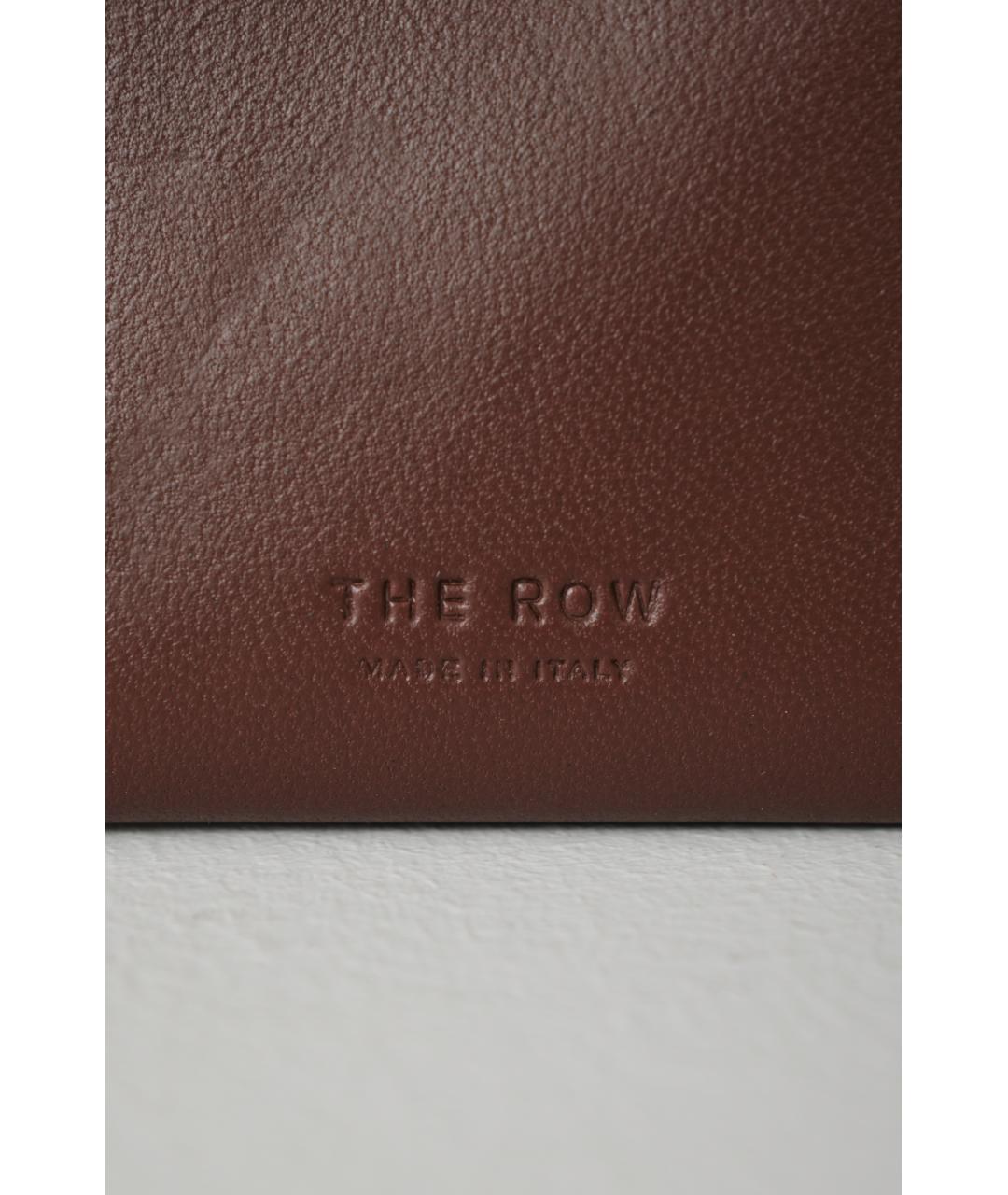 THE ROW Коричневая кожаная сумка через плечо, фото 7
