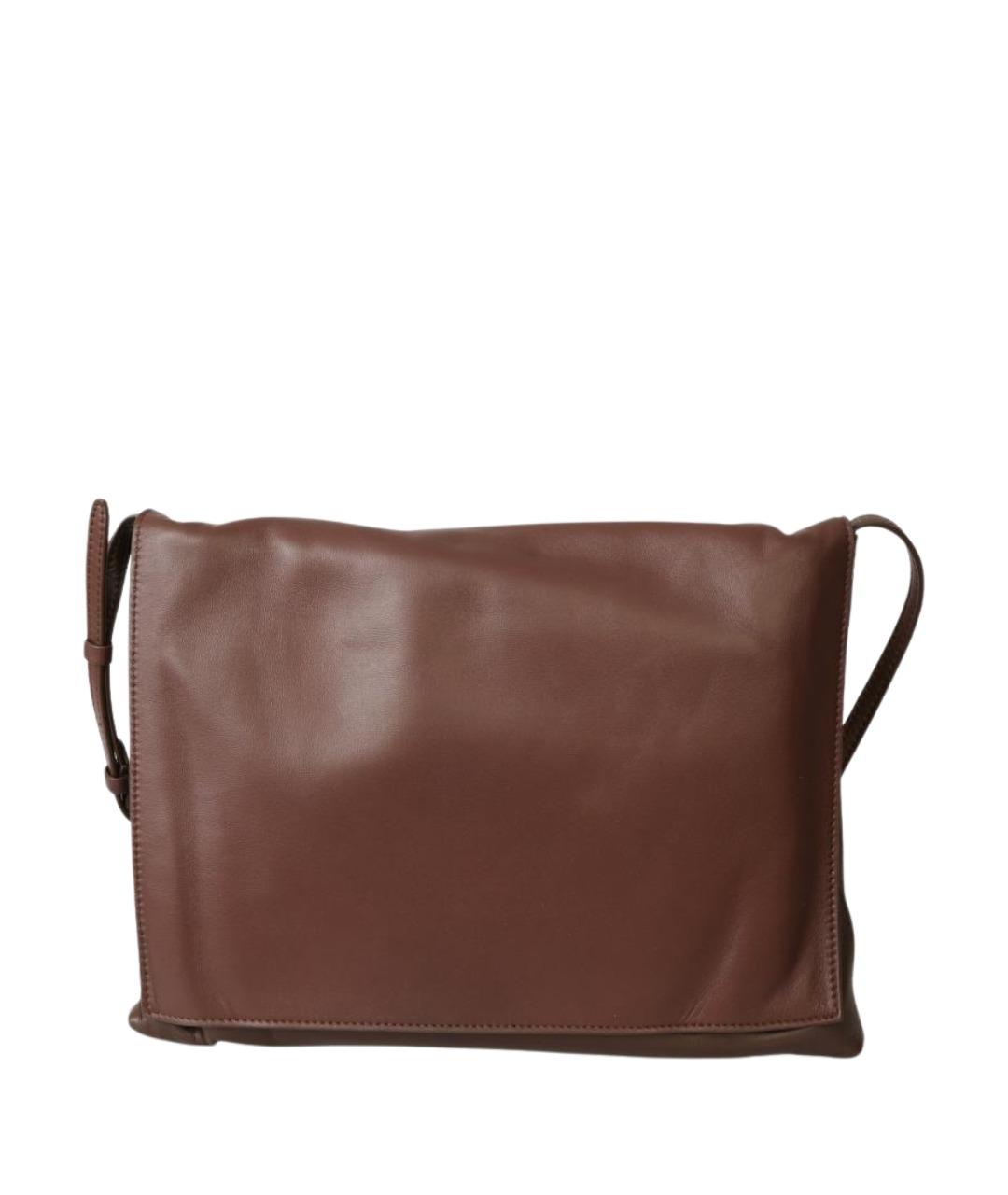 THE ROW Коричневая кожаная сумка через плечо, фото 1