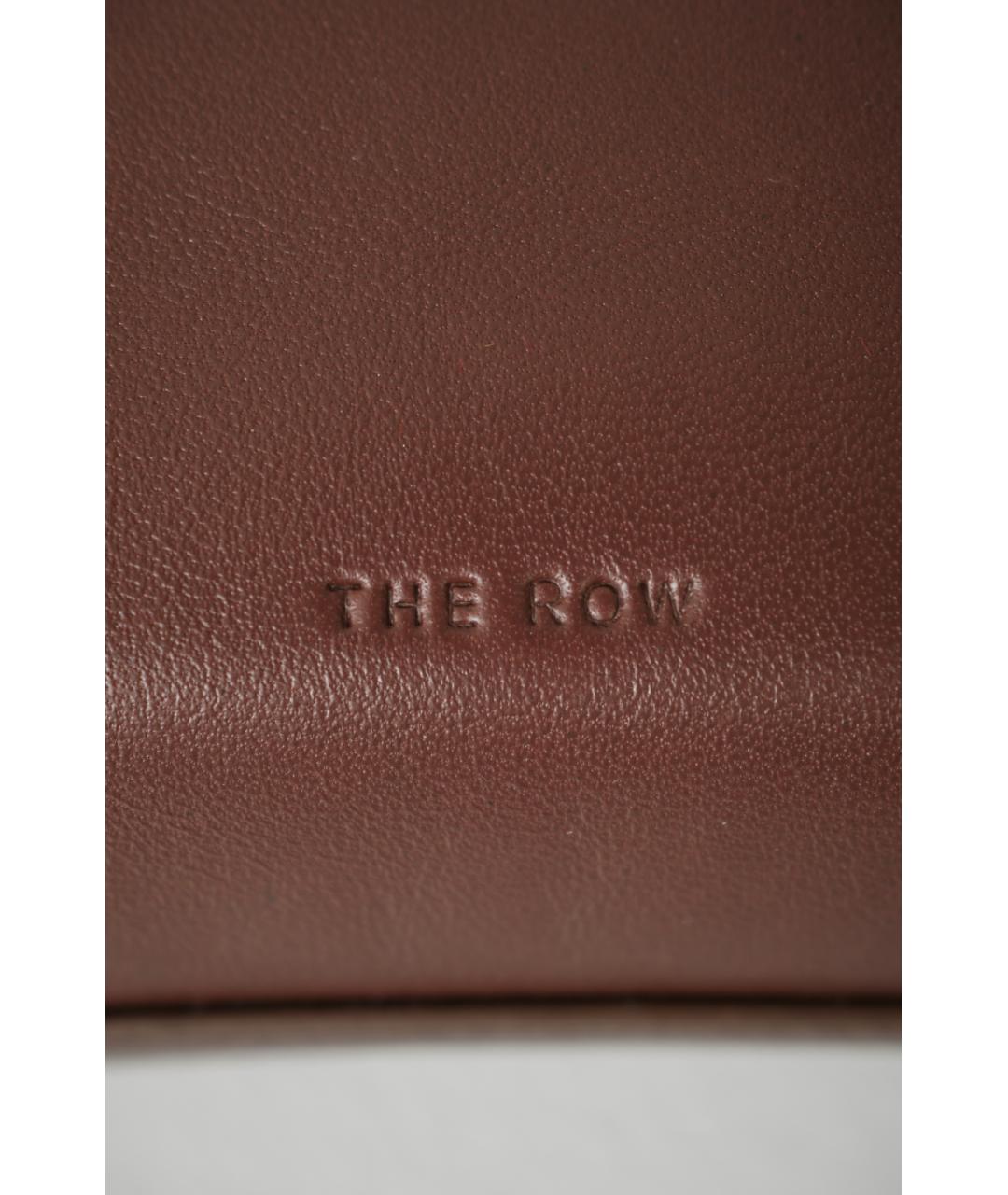 THE ROW Коричневая кожаная сумка через плечо, фото 4