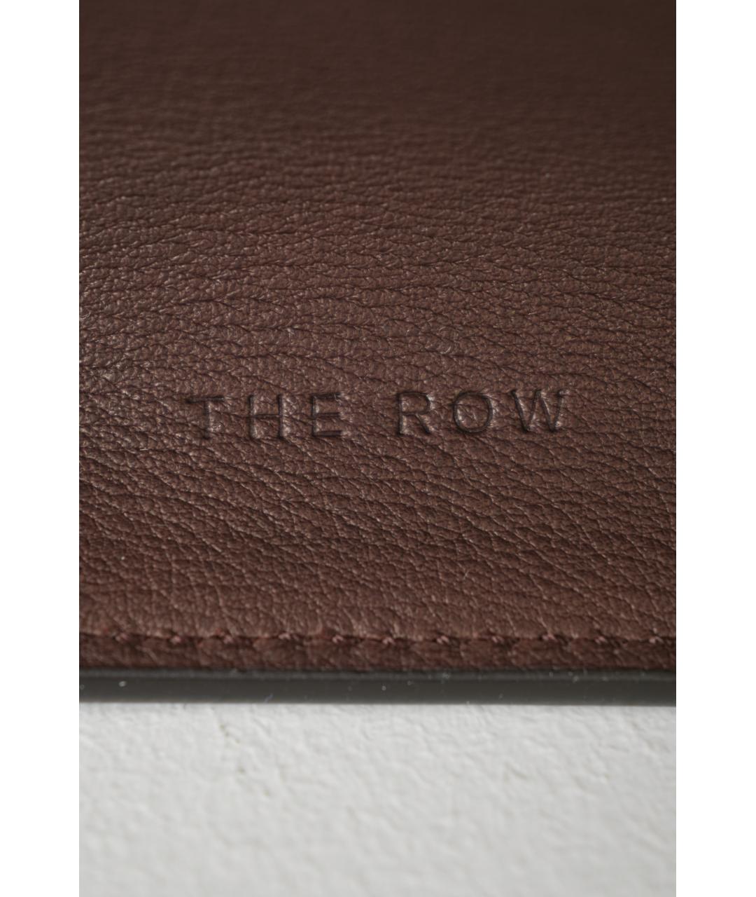 THE ROW Коричневая кожаная сумка тоут, фото 5