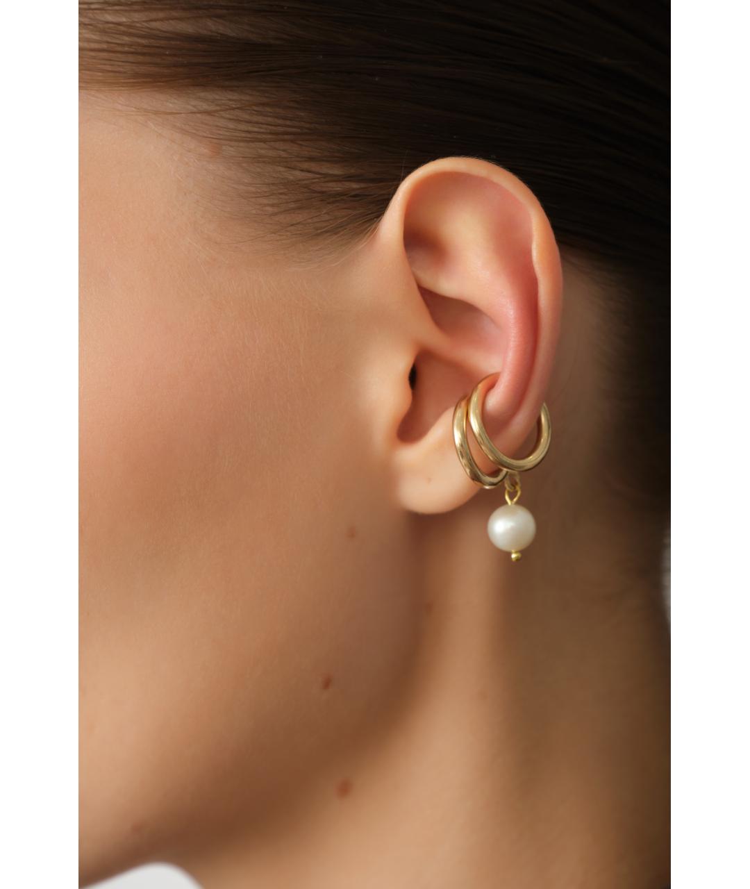 MAGDA BUTRYM Золотые металлические серьги, фото 7