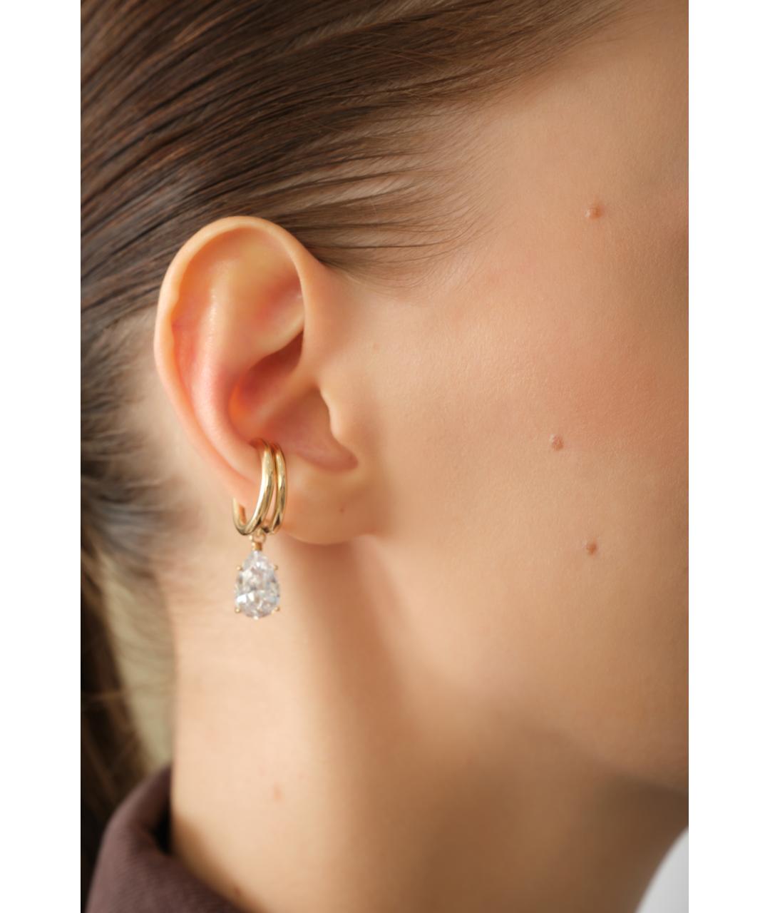 MAGDA BUTRYM Золотые металлические серьги, фото 8