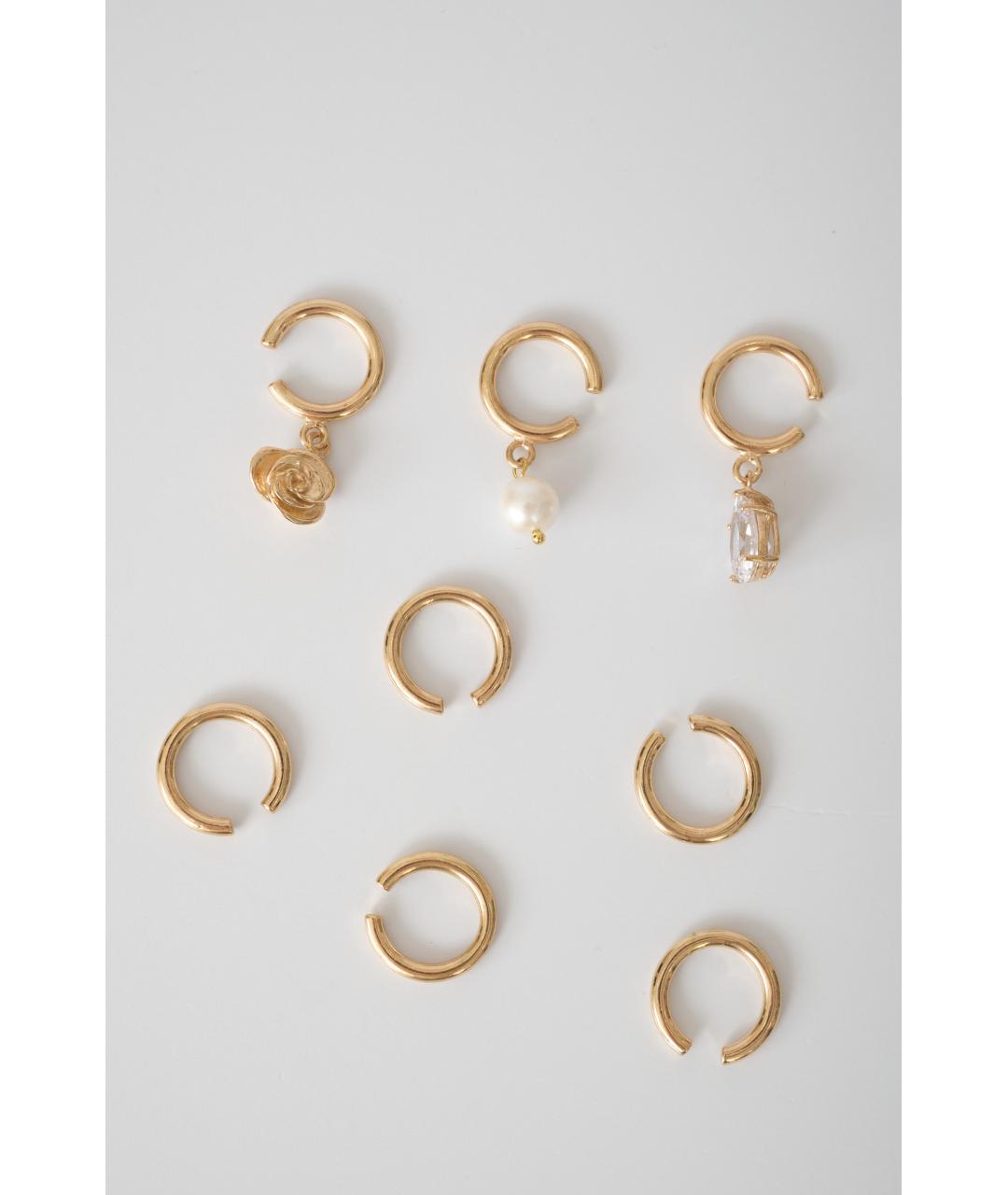 MAGDA BUTRYM Золотые металлические серьги, фото 9