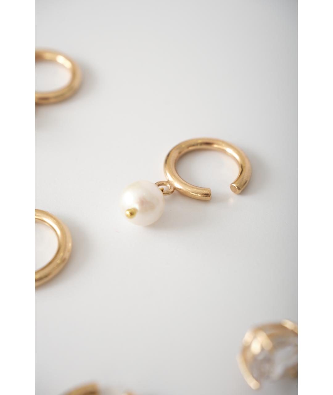 MAGDA BUTRYM Золотые металлические серьги, фото 4